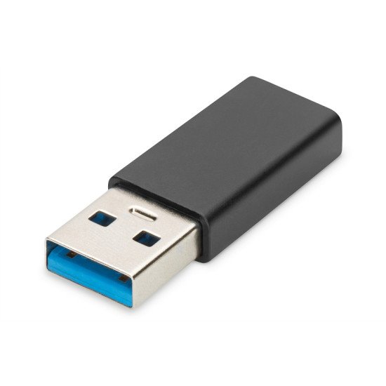 Digitus AK-300524-000-S changeur de genre de câble USB A USB C Noir