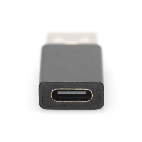 Digitus AK-300524-000-S changeur de genre de câble USB A USB C Noir