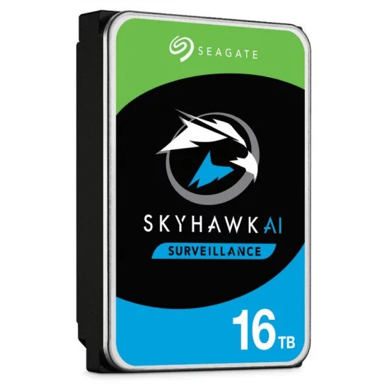 Seagate Surveillance HDD SkyHawk AI 3.5" 16000 Go Série ATA III Seagate Surveillance HDD SkyHawk AI 3.5" 16000 Go Série ATA III