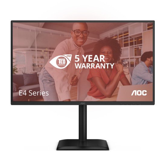 AOC E4 Q27E4CV écran PC 68,6 cm (27") 2560 x 1440 pixels Quad HD LED Noir