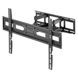 Manhattan Support mural pour TV/moniteurs (Bras articulé), écrans 32" à 65", Compatibilité VESA : de 100x100 à 600x400 mm (vérifiez les dimensions des quatre trous de fixation à l'arrière), charge max. 40 kg, noir