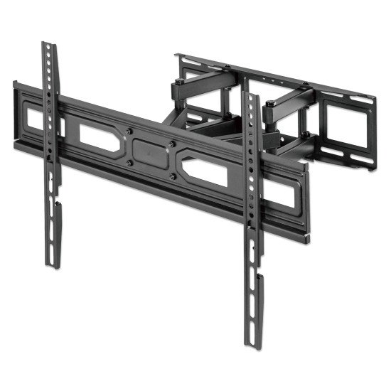 Manhattan Support mural pour TV/moniteurs (Bras articulé), écrans 32" à 65", Compatibilité VESA : de 100x100 à 600x400 mm (vérifiez les dimensions des quatre trous de fixation à l'arrière), charge max. 40 kg, noir