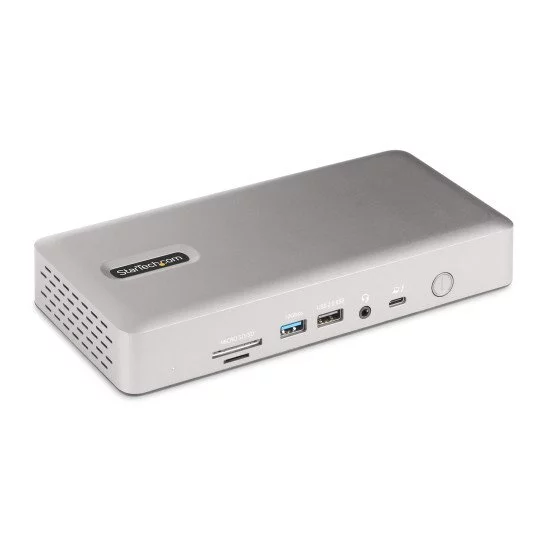 StarTech.com Station d'Accueil Thunderbolt 4 pour Écrans Multiples, Docking Station/Dock pour Quadruples/Triples/Doubles Écrans - 2x HDMI/2x DisplayPort, Hub 7x USB, Ethernet 2.5Gb, Power Delivery 98W StarTech.com Station d'Accueil Thunderbolt 4 pour Écrans Multiples, Docking Station/Dock pour Quadruples/Triples/Doubles Écrans - 2x HDMI/2x DisplayPort, Hub 7x USB, Ethernet 2.5Gb, Power Delivery 98W