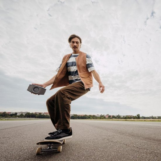 Teufel ROCKSTER GO Enceinte portable mono Gris