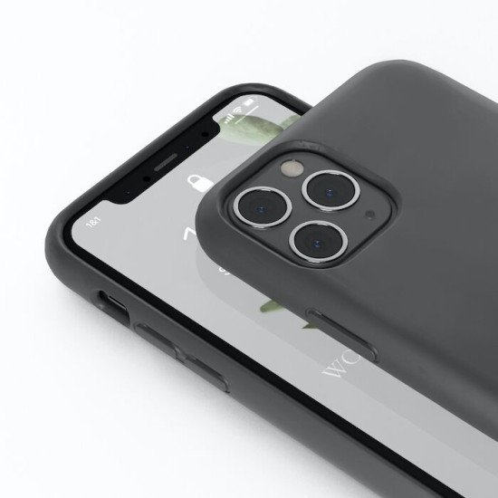 Woodcessories Bio Case coque de protection pour téléphones portables 15,5 cm (6.1") Housse Noir