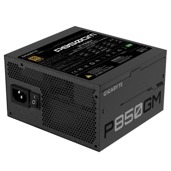 Gigabyte P850GM unité d'alimentation d'énergie 850 W 20+4 pin ATX ATX Noir Gigabyte P850GM unité d'alimentation d'énergie 850 W 20+4 pin ATX ATX Noir