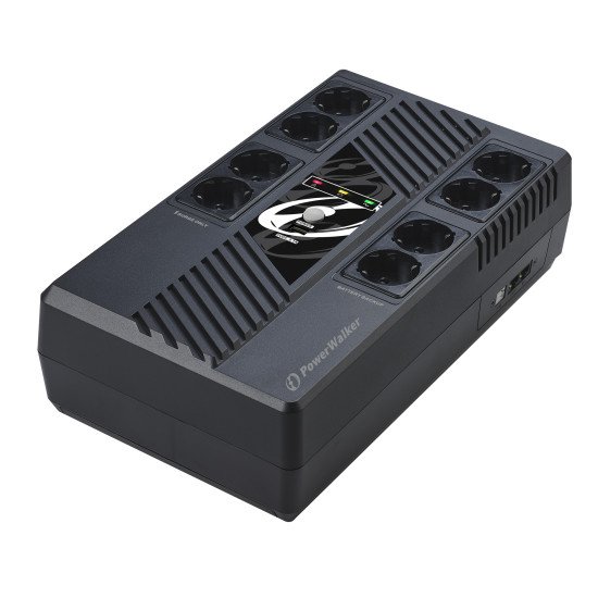 PowerWalker VI 800 MS Interactivité de ligne 0,8 kVA 480 W 8 sortie(s) CA PowerWalker VI 800 MS Interactivité de ligne 0,8 kVA 480 W 8 sortie(s) CA