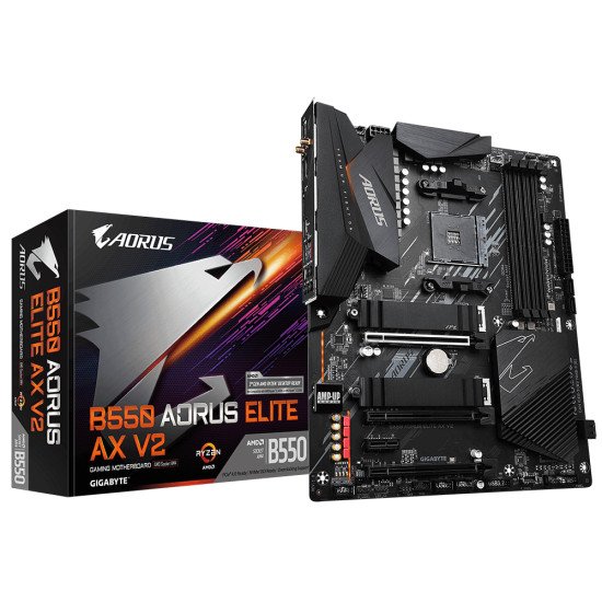 Gigabyte B550 AORUS ELITE AX V2 carte mère Emplacement AM4 ATX AMD B550