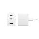 PanzerGlass empower by ® Turbo 70W Multiple Charger incl. 2 x USB-C + USB-A | EU Plug | Silver White Protection d'écran transparent Universel 1 pièce(s)