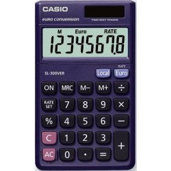 Casio SL-300VER calculatrice Poche Bleu Casio SL-300VER calculatrice Poche Bleu