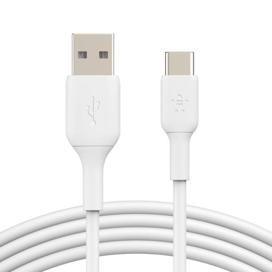 Belkin BoostCharge câble USB 1 m USB 2.0 USB A USB C Blanc