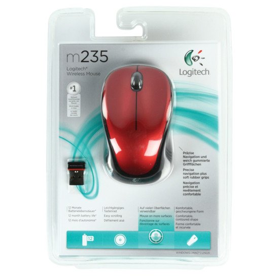 Logitech LGT-M235R Souris Optique Sans fil