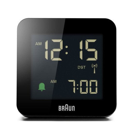Braun BC09-DCF Réveil numérique Noir