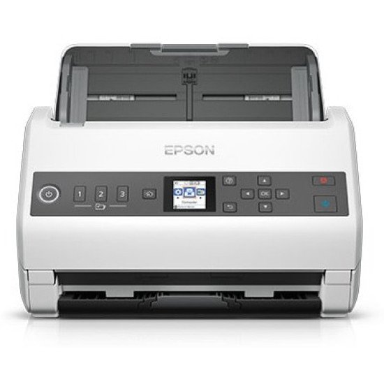 Epson DS-730N 600 x 600 DPI Alimentation papier de scanner Noir, Gris A4