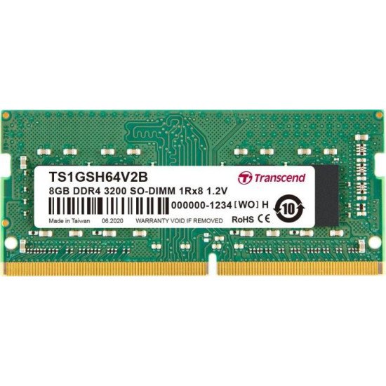Transcend TS1GSH64V2B3 module de mémoire 8 Go 1 x 8 Go DDR4 3200 MHz