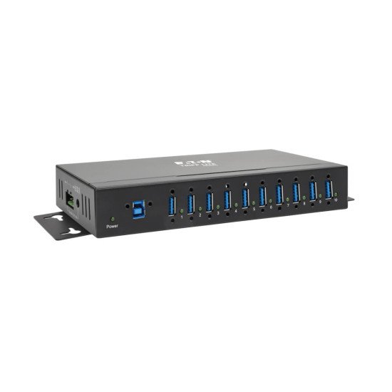 Tripp Lite U360-010-IND hub & concentrateur USB 3.2 Gen 1 (3.1 Gen 1) Type-B 5000 Mbit/s Noir