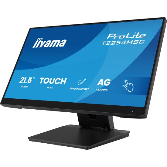 iiyama T2254MSC-B2AG écran PC 54,6 cm (21.5") 1920 x 1080 pixels Full HD LED Écran tactile Noir
