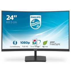 Philips E Line 241E1SC/00 LED écran PC 24" 1920 x 1080 pixels Full HD Noir