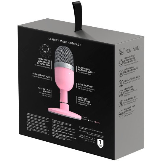 Razer Seiren Mini Rose Microphone de table