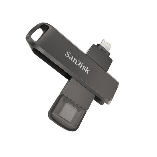 SanDisk iXpand lecteur USB flash 256 Go USB Type-C / Lightning 3.2 Gen 1 (3.1 Gen 1) Noir