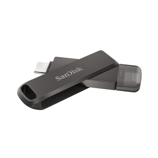 SanDisk iXpand lecteur USB flash 256 Go USB Type-C / Lightning 3.2 Gen 1 (3.1 Gen 1) Noir