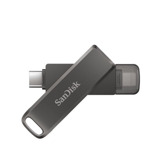 SanDisk iXpand lecteur USB flash 128 Go USB Type-C / Lightning 3.2 Gen 1 (3.1 Gen 1) Noir