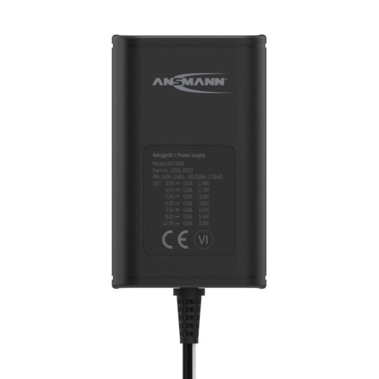 Ansmann APS 600 unité d'alimentation d'énergie 7,2 W Noir