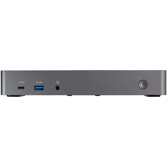 StarTech.com Dock USB-C & USB-A - Station d'Accueil Universelle à Triple Écran DisplayPort & HDMI 4K 60Hz - 85W Power Delivery, 6x USB Hub, GbE, Audio - USB 3.1 Gen 2 10Gbps