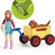 schleich Farm Life Puppy Wagon Ride