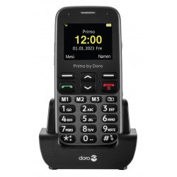 Doro Primo 218 5,08 cm (2") 89 g Noir, Graphite Téléphone pour seniors