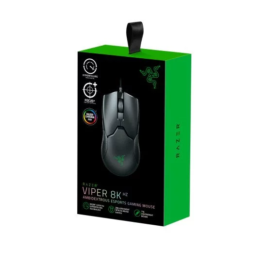 Razer VIPER 8K souris Droitier USB Type-A Optique 20000 DPI Razer VIPER 8K souris Droitier USB Type-A Optique 20000 DPI