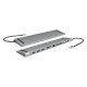 LogiLink UA0373 station d'accueil Avec fil USB 3.2 Gen 1 (3.1 Gen 1) Type-C Aluminium