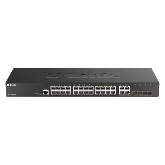 D-Link DGS-2000-28 commutateur réseau Géré L2/L3 Gigabit Ethernet (10/100/1000) 1U Noir D-Link DGS-2000-28 commutateur réseau Géré L2/L3 Gigabit Ethernet (10/100/1000) 1U Noir