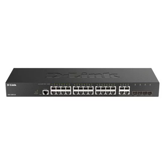 D-Link DGS-2000-28 commutateur réseau Géré L2/L3 Gigabit Ethernet (10/100/1000) 1U Noir D-Link DGS-2000-28 commutateur réseau Géré L2/L3 Gigabit Ethernet (10/100/1000) 1U Noir