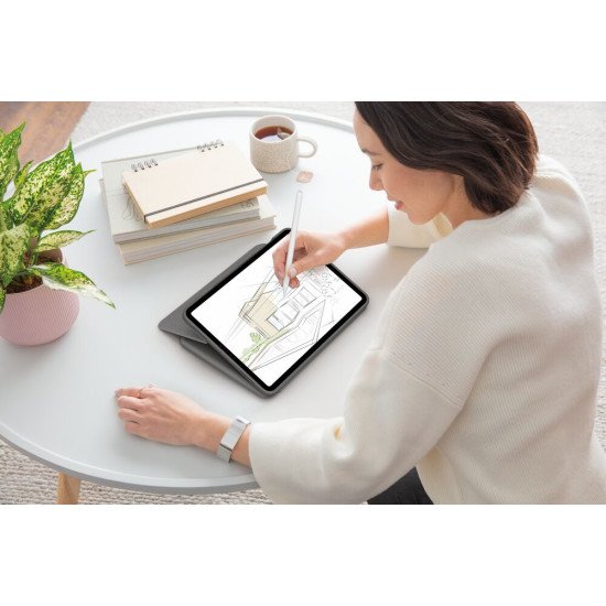 Logitech Folio Touch QWERTY Gris Smart Connector Logitech Folio Touch QWERTY Gris Smart Connector