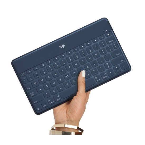 Logitech Keys-To-Go Bleu Bluetooth Français