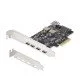StarTech.com Carte PCIe USB à 5 Ports, USB 3.2 10Gbps, Carte PCI Express avec 4x USB-C et 1x USB-A interne, Carte Contrôleur USB PCIe, Windows/macOS/Linux StarTech.com Carte PCIe USB à 5 Ports, USB 3.2 10Gbps, Carte PCI Express avec 4x USB-C et 1x USB-A interne, Carte Contrôleur USB PCIe, Windows/macOS/Linux