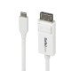 StarTech.com Câble USB-C vers DisplayPort 1.2 de 2m 4K 60Hz, Câble Adaptateur Bidirectionnel DP vers USB-C / USB-C vers DP Réversible, Compatible Thunderbolt, Blanc StarTech.com Câble USB-C vers DisplayPort 1.2 de 2m 4K 60Hz, Câble Adaptateur Bidirectionnel DP vers USB-C / USB-C vers DP Réversible, Compatible Thunderbolt, Blanc