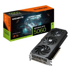GIGABYTE GeForce RTX 5060 GAMING OC 8G Carte Graphique - 8GB GDDR7, 128bit, PCI-E 5.0, 2595 MHz Fréquence du cœur, 3 x DisplayPort, 1 x HDMI, GV-N5060GAMING OC-8GD GIGABYTE GeForce RTX 5060 GAMING OC 8G Carte Graphique - 8GB GDDR7, 128bit, PCI-E 5.0, 2595 MHz Fréquence du cœur, 3 x DisplayPort, 1 x HDMI, GV-N5060GAMING OC-8GD