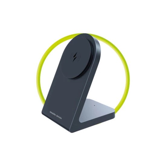 Mobile Origin MO-MWCH-PW15 chargeur d'appareils mobiles Smartphone Noir USB Recharge sans fil Charge rapide Intérieure
