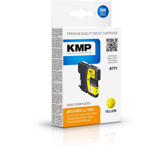 KMP B77Y cartouche d'encre 1 pièce(s) Compatible Jaune