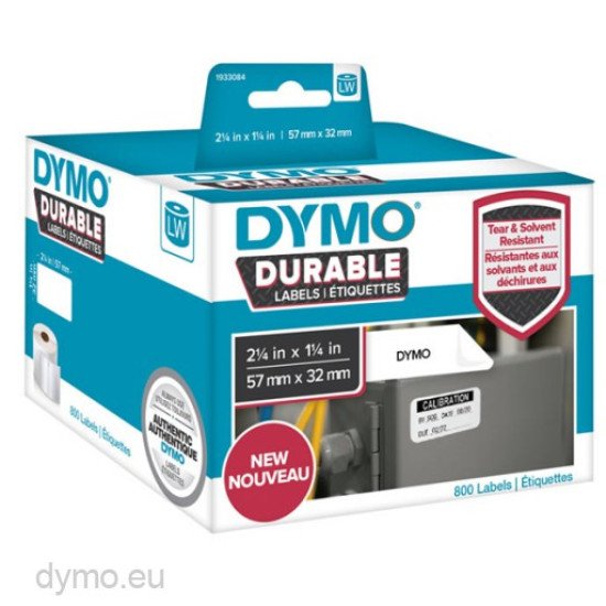 DYMO Durable Blanc Imprimante d'étiquette adhésive