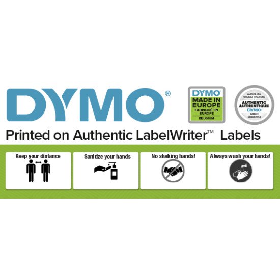 DYMO Durable Blanc Imprimante d'étiquette adhésive