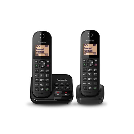 Panasonic KX-TGC422 Téléphone DECT Identification de l'appelant Noir