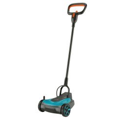 Gardena HandyMower Tondeuse à gazon poussée Batterie Noir, Bleu, Orange Gardena HandyMower Tondeuse à gazon poussée Batterie Noir, Bleu, Orange