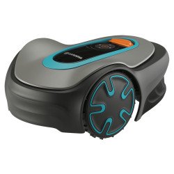 Gardena SILENO minimo Tondeuse à gazon robot Batterie Noir, Bleu Gardena SILENO minimo Tondeuse à gazon robot Batterie Noir, Bleu