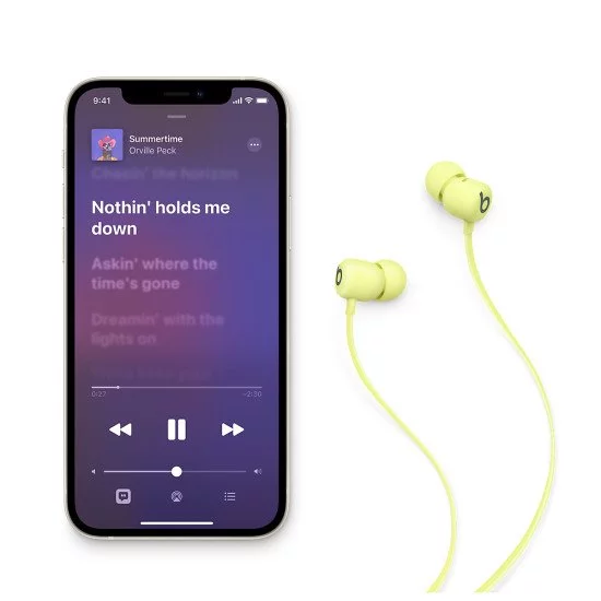 Apple Beats Flex Casque Sans fil Ecouteurs, Minerve Bluetooth Jaune Apple Beats Flex Casque Sans fil Ecouteurs, Minerve Bluetooth Jaune