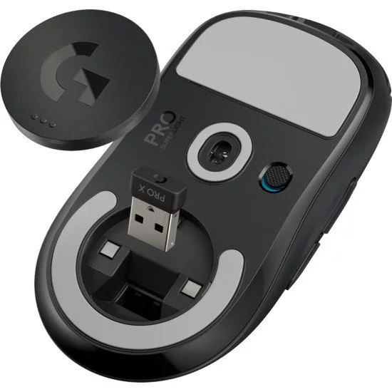 Logitech G PRO X SUPERLIGHT souris Droitier RF sans fil 25400 DPI Logitech G PRO X SUPERLIGHT souris Droitier RF sans fil 25400 DPI