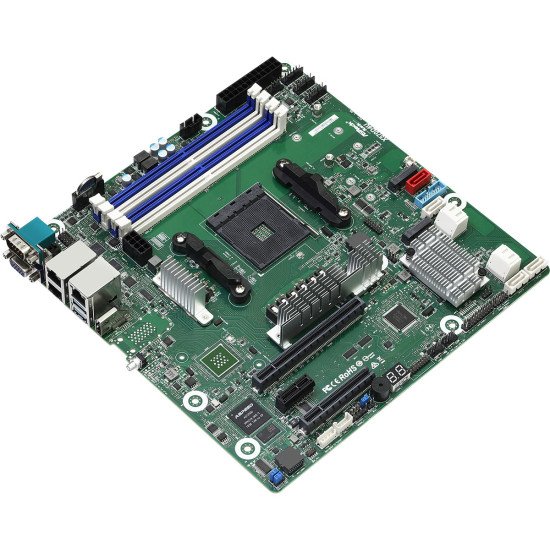 Asrock X570D4U carte mère AMD X570 Emplacement AM4 micro ATX Asrock X570D4U carte mère AMD X570 Emplacement AM4 micro ATX