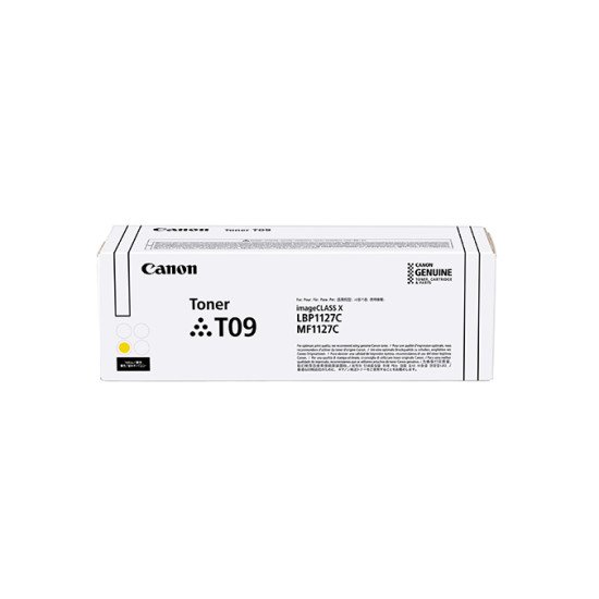 Canon TONER T09 Y Cartouche de toner 1 pièce(s) Original Jaune Canon TONER T09 Y Cartouche de toner 1 pièce(s) Original Jaune